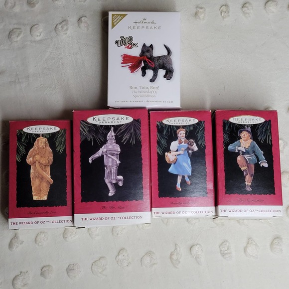 Hallmark Other - VTG Hallmark Keepsake Wizard of Oz Holiday Ornaments+Toto Special Edition✨️NIB